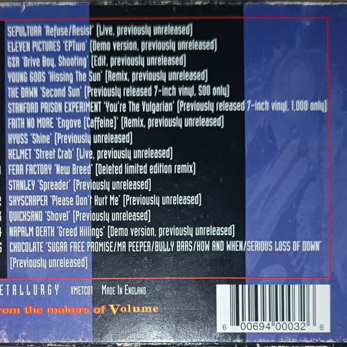 Metallurgy Metal CD used with rare exclusive tracks and booklet