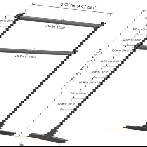 Бар за балет като нов, метален