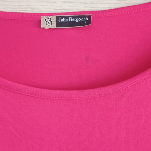 Julia Bergovich blouse used, bright fuchsia, size large
