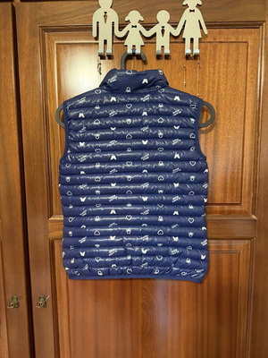 Benetton Sleeveless Jacket Unisex Size 7-8 Like New Blue