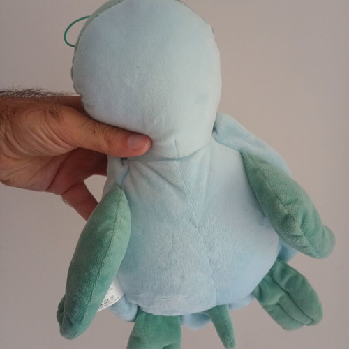 Plush turtle with hanging loop