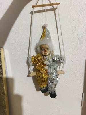 Vintage hanging harlequin used