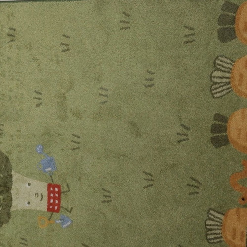 Children's rugs with low pile, set of 2