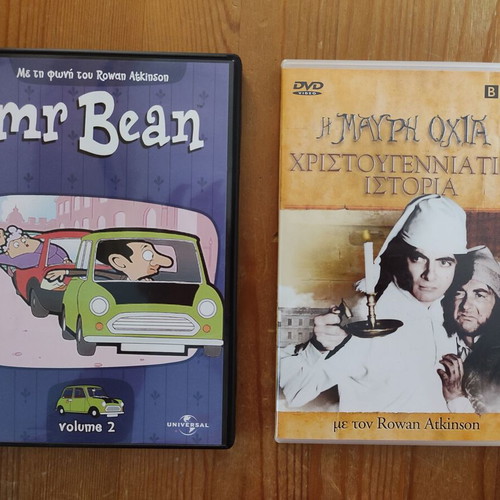 Rowan Atkinson DVD set new, Mr. Bean Animated Series & Blackadder's Christmas Carol