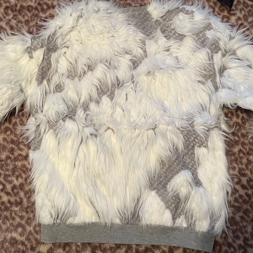 Zara cardigan like new, white and gray, size M