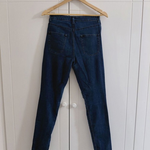 Benetton women's skinny denim pants like new, blue, size S