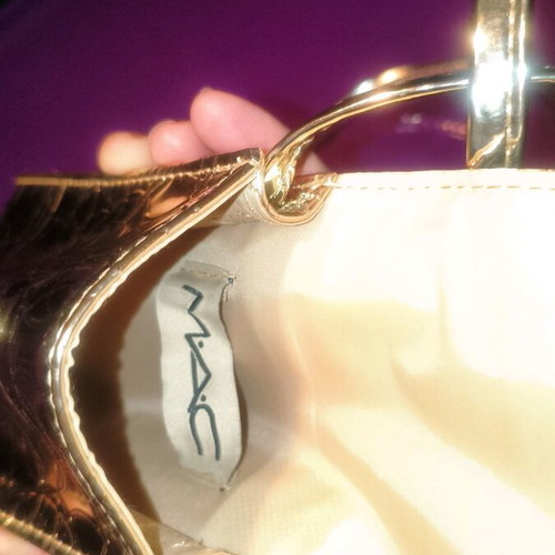 Mac Collection crossbody bag gold new