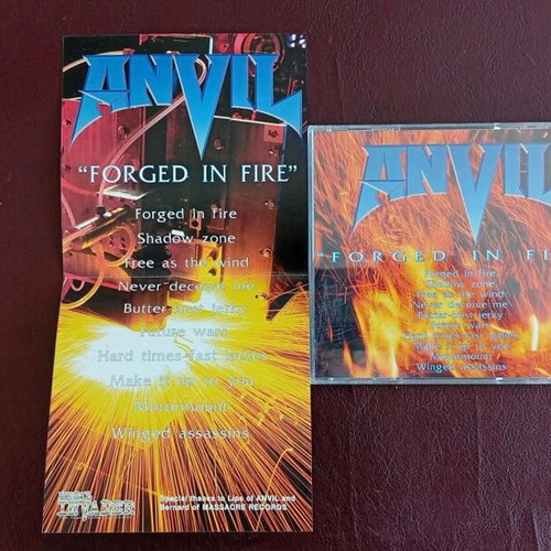 Anvil Forged In Fire CD like new, Metal Invader ES02