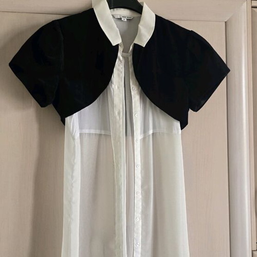 BSB velvet bolero black size medium new