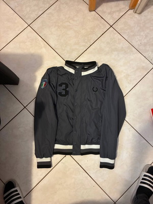 Fred Perry x Bradley Wiggins lightweight bomber jacket, dark grey