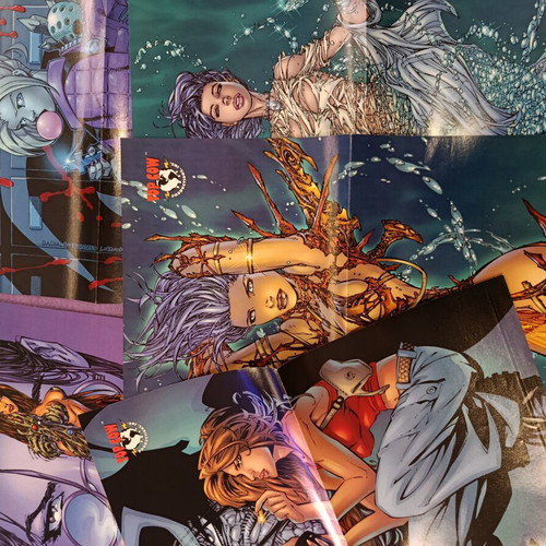 Wizards magazine double posters lot of 5 like new 1998