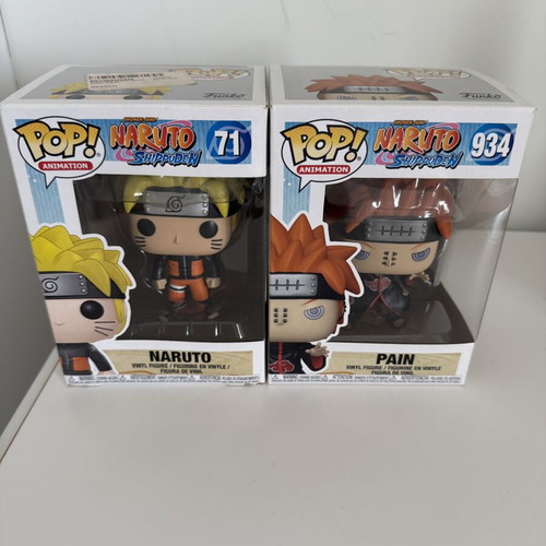Funko Pop Naruto Shippuden Naruto #71 & Pain #934 set of 2 new