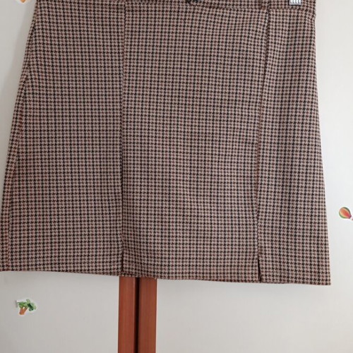 Terranova checked skirt used, fitted, size XL