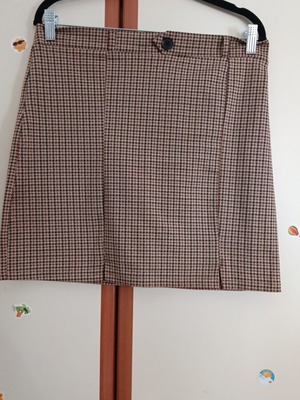 Terranova checked skirt used, fitted, size XL