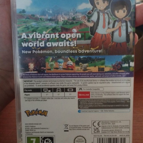 Pokémon Scarlet Nintendo Switch game