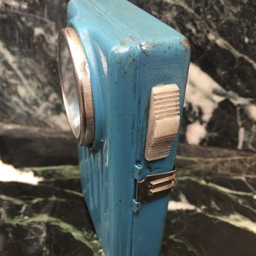 Battery flashlight used