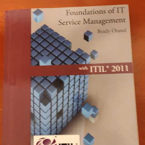 ITIL book used with notes