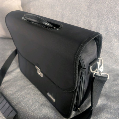 Professional laptop bag new, black, briefcase style