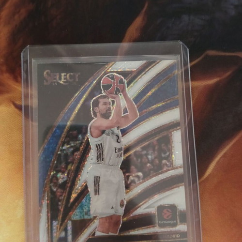 2025-26 Panini Select EuroLeague Sergio Llull Courtside SP Prizm card like new