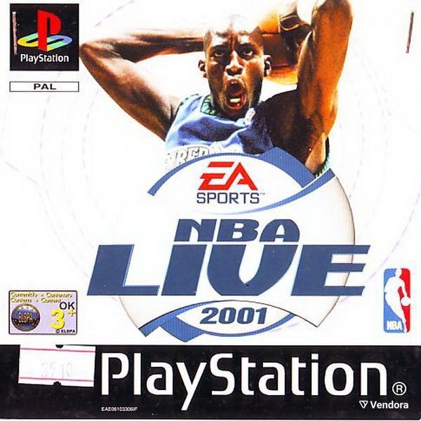  NBA LIVE 2001 - PS1