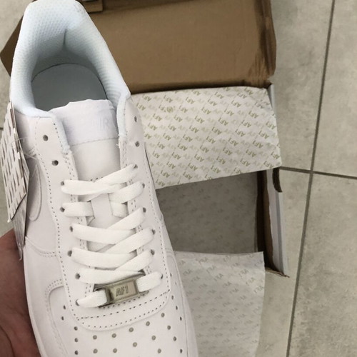 Nike Air Force 1 sneakers, size 41, white