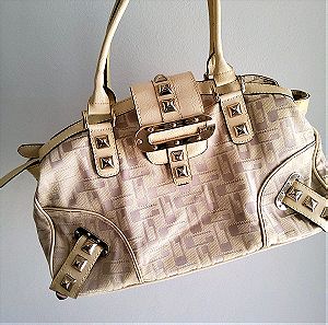Guess vintage y2k studded monogram shoulder/handbag