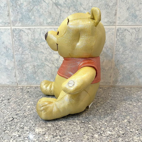 Winnie the Pooh plush toy like new, glitter edition, 30cm height