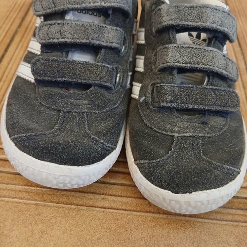 Nike and Adidas Gazelle sneakers used, boys' sizes 27 and 28.5