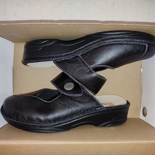 Berkemann leather (napa) slippers size 38, new, black