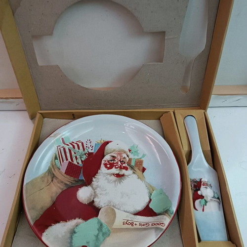 Christmas platter with spatula new