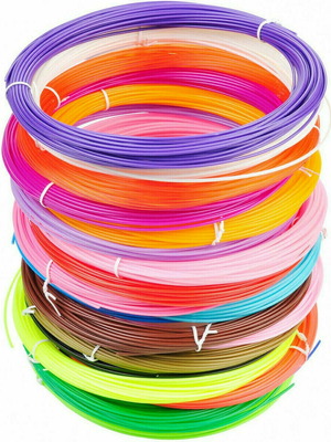 Νήματα για 3D Pen PLA Colorful 1.75mm καινούργια, σετ 10 τεμαχίων