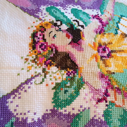 Handmade needlepoint large collectible like new 2.15x1.62 m
