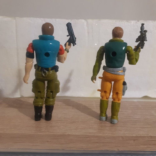 Gi Joe figures Law and C. Grid like new, set of 2