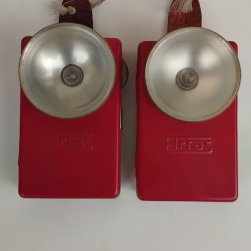 Vintage flashlights, Greek made, set of 2