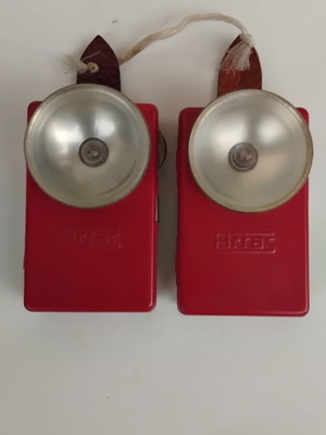 Vintage flashlights, Greek made, set of 2