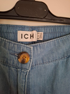 ICHI Wide Pants with Denim Effect, Like New, Size M 38