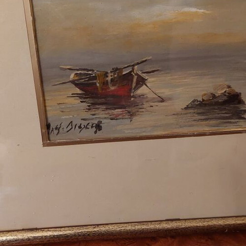 Seascape Paintings Set by Alexandros Dialetis like new