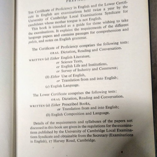 A handbook for the Cambridge Certificates in Englise used