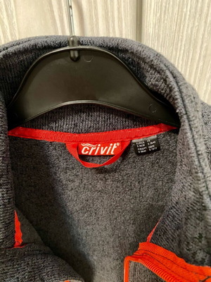 Fleece jacket like new, gray, size S