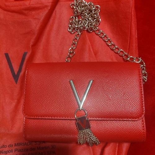 Valentino clutch new red crossbody with dust bag
