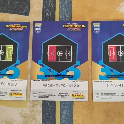 Adrenalyn FIFA 365 cards like new, set of 3