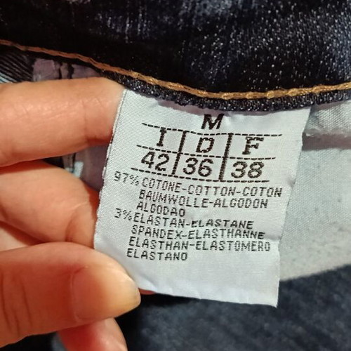 Classic women's jeans, size S, dark blue