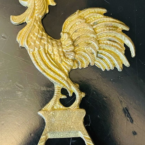 Vintage bottle opener made in Italy, bronze