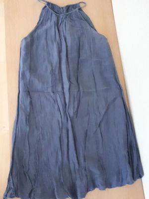 Blue silk tunic dress like new, size S