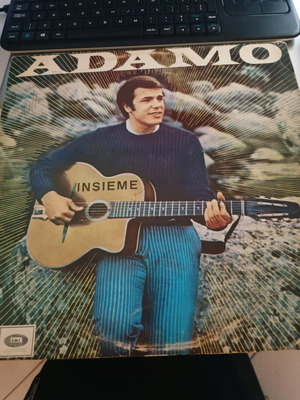 LP δίσκος βινυλίου Adamo Insieme μεταχειρισμένος, 33rpm