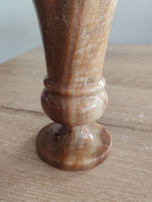 Βάζο αλαβάστρινο μεταχειρισμένο, ύψος 14,5cm