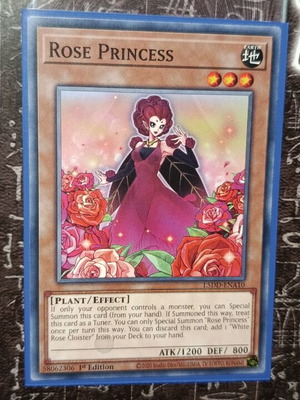 Rose Princess Yu-Gi-Oh! card like new with Ultra Pro sleeve