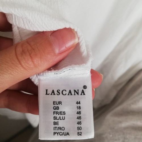 Lascana white blouse like new, size XXL 44