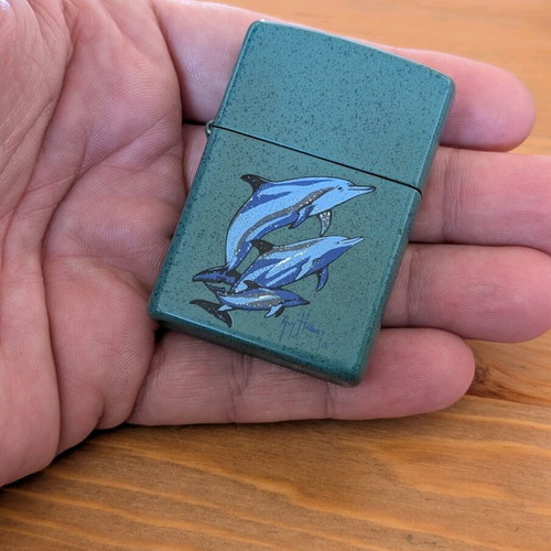 Zippo Guy Harvey 2002 lighter in very good condition