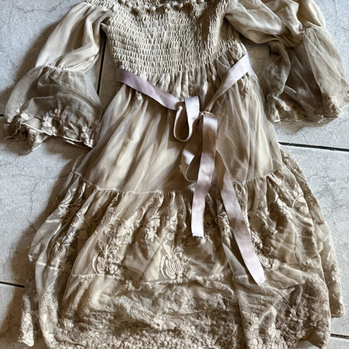 Be You Boho Dress like new, beige, size M
